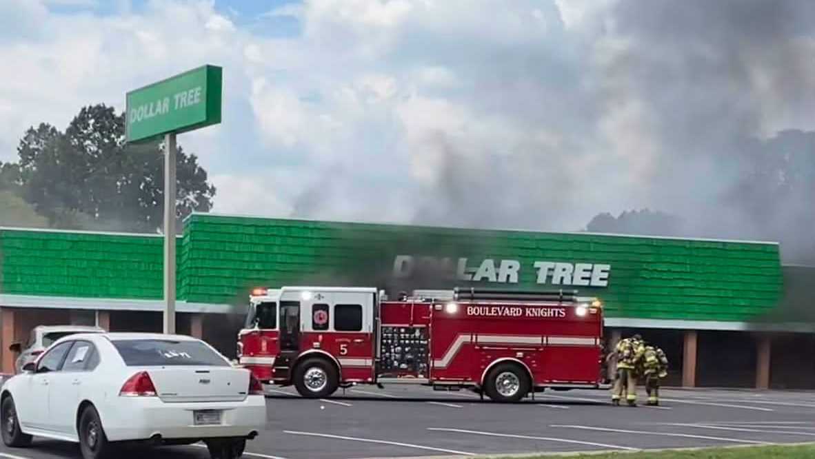 Police offer cash reward after suspect sets fire at Dollar Tree