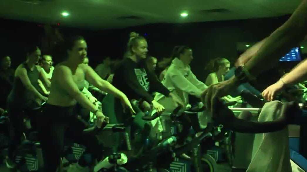 Maine cycling studio hosts fundraiser for instructors shot in South Carolina
