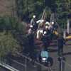 Technical rescue under way at manhole in Holbrook