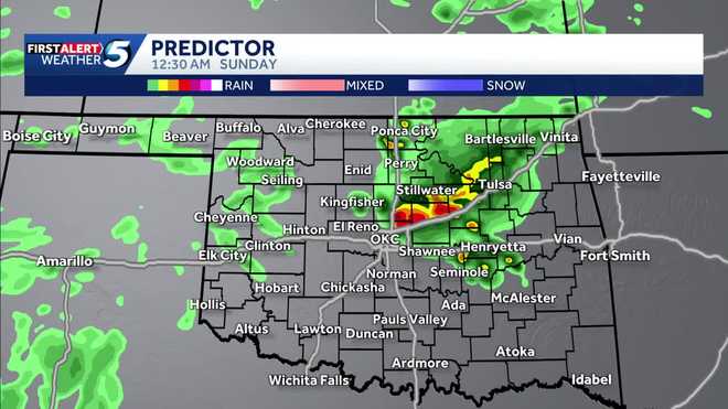 Oklahoma sees large, damaging hail with storms on Saturday