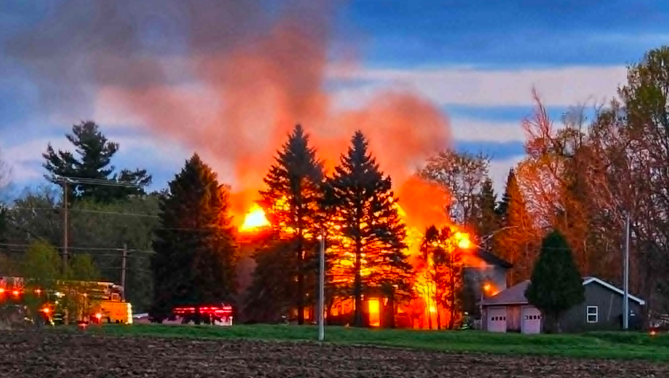 Northern New York man arrested for arson at abandoned building in Malone, New York