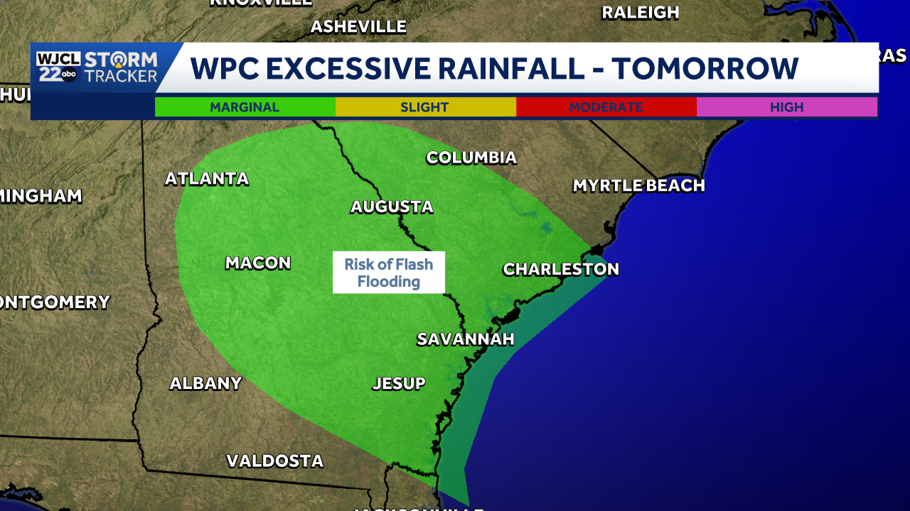 Showers and thunderstorms move into Southeast Georgia and the ...