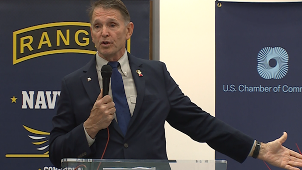 Ed Gallrein discusses Congressional campaign, Trump endorsement during stop in Florence