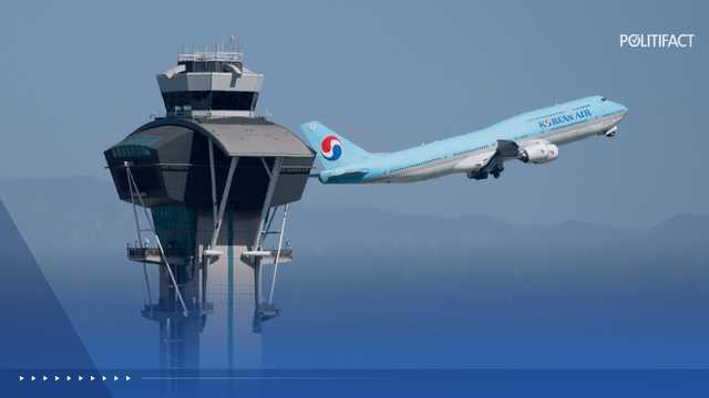 Did Trump's FAA slash the staffing target for air traffic control?