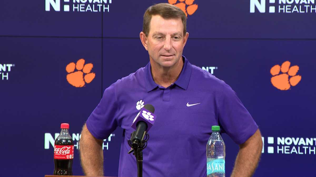 Dabo Swinney previews home opener, reflects on loss at LSU