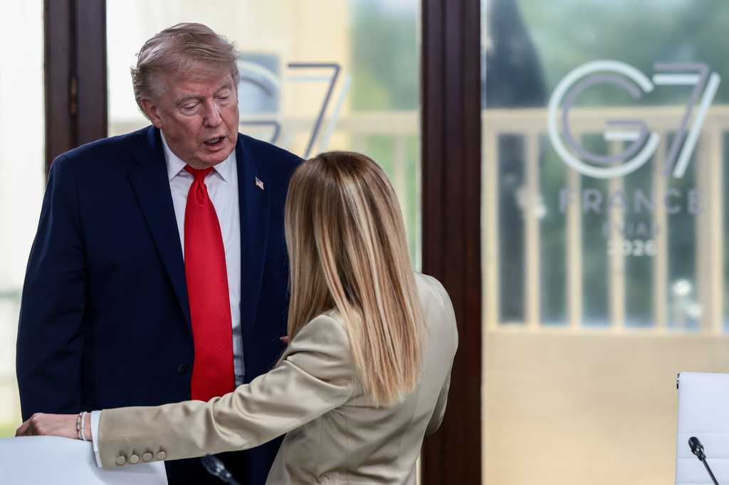 Trump deepens dustup with Italy's Meloni over disputed photo from G7 summit