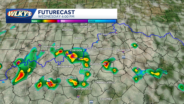 Our unsettled weather pattern looks to continue