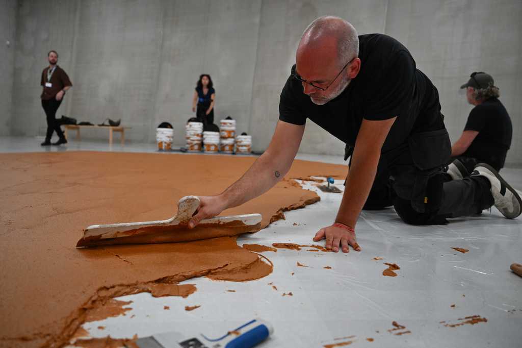 Why a museum just covered its floor in 800 pounds of peanut butter