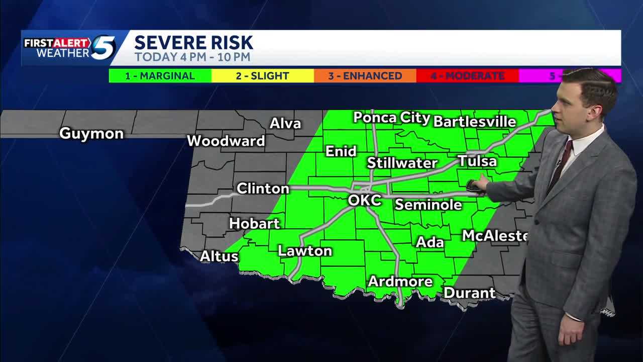 TIMELINE: Storms bring risk of hail and strong winds Monday afternoon and evening