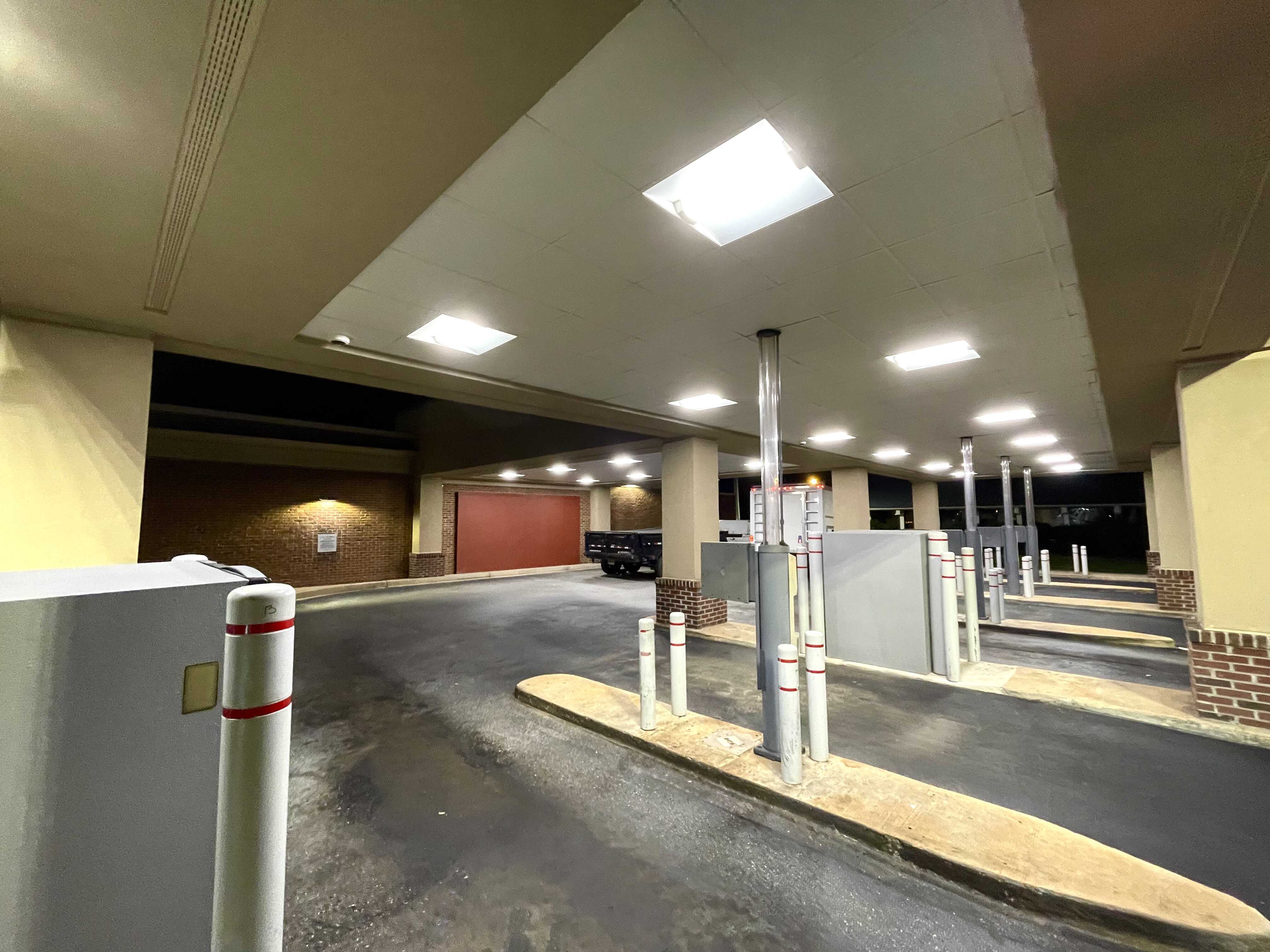 Woman not cited after driving into Upstate bank, police say