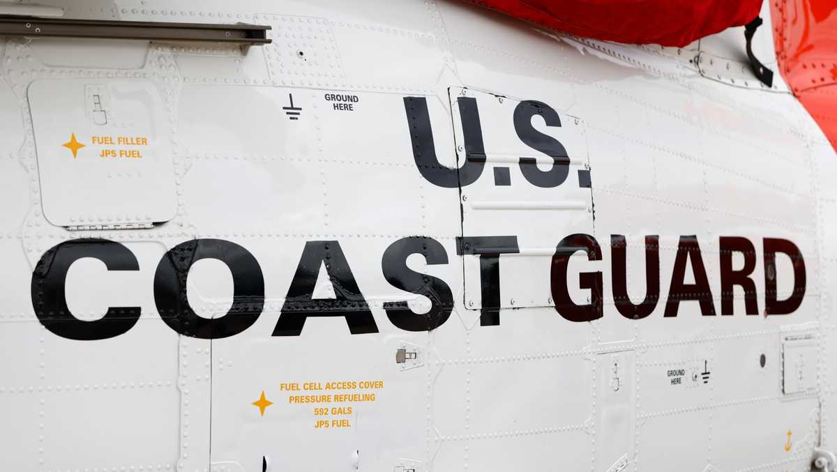 US Coast Guard searching for 6 after losing contact with disabled boat off Guam after typhoon