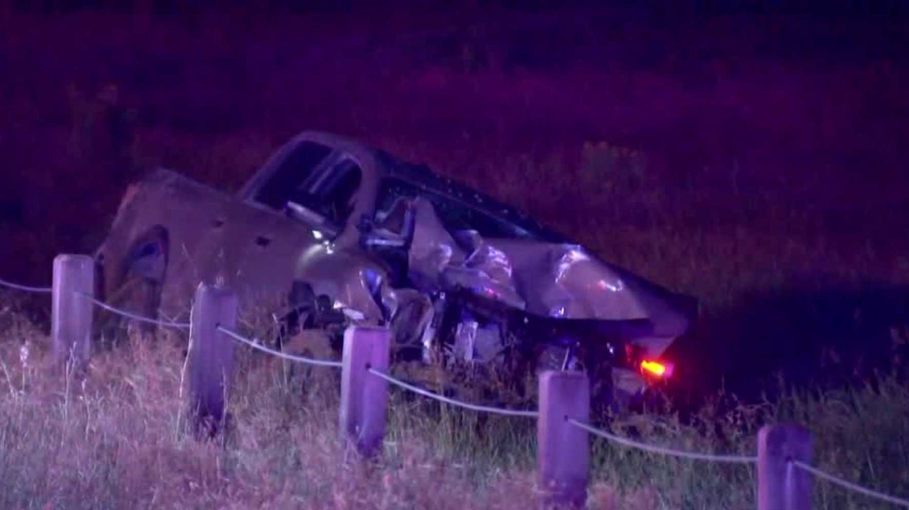 24-year-old arrested after speeding pickup truck fatally hits 2 e-motorcycle riders in Sac County