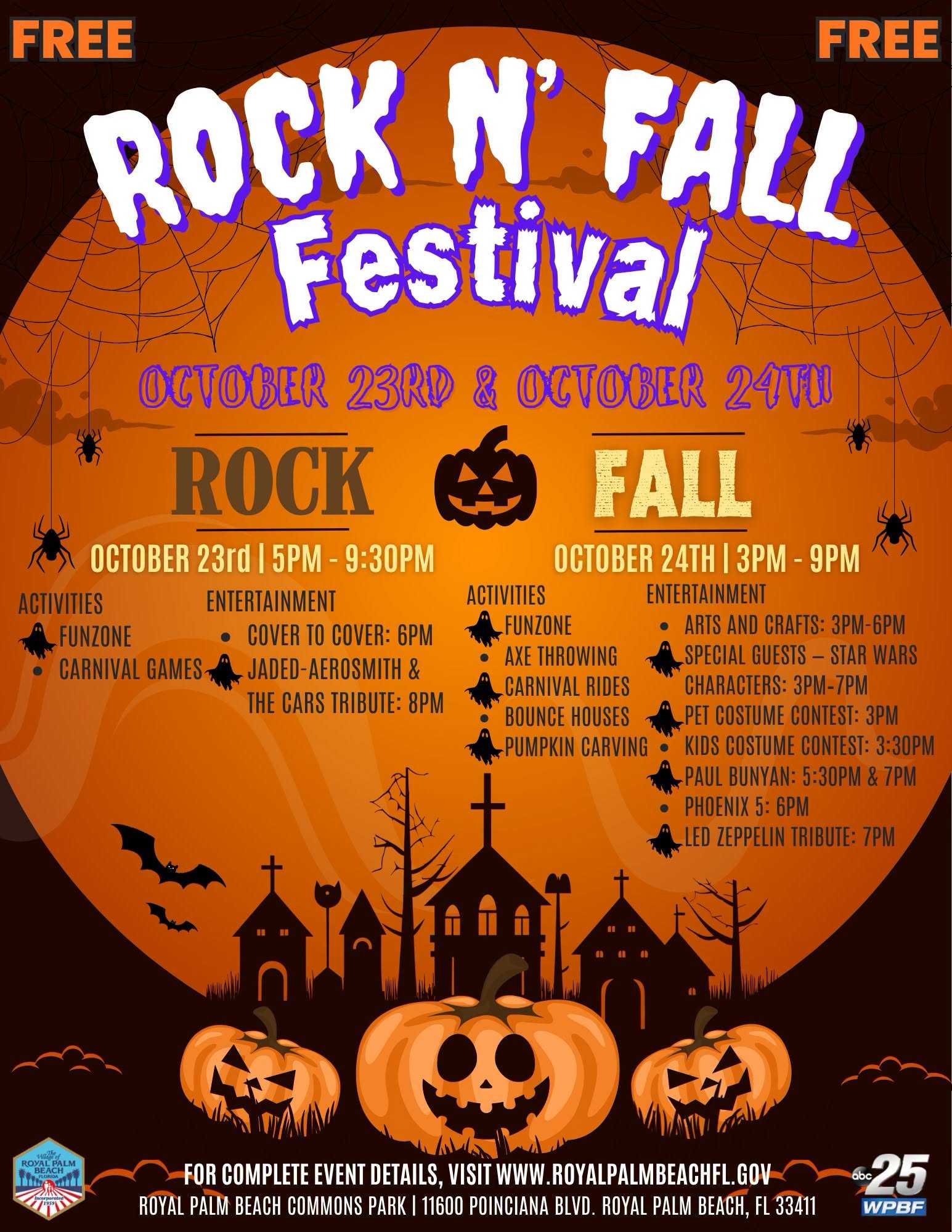 Riyel Rok Royal Palm Beach Rock N' Fall Festival at Commons Park - WPBF