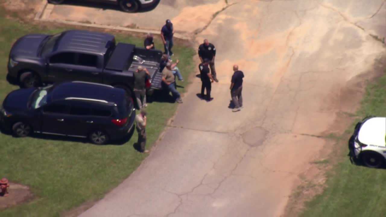 VIDEO: Law enforcement seen at Upstate business