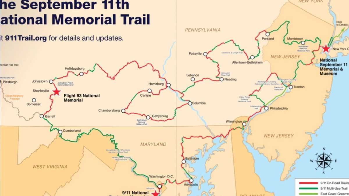 'Very important to never forget': 9/11 National Memorial Trail pays tribute to victims