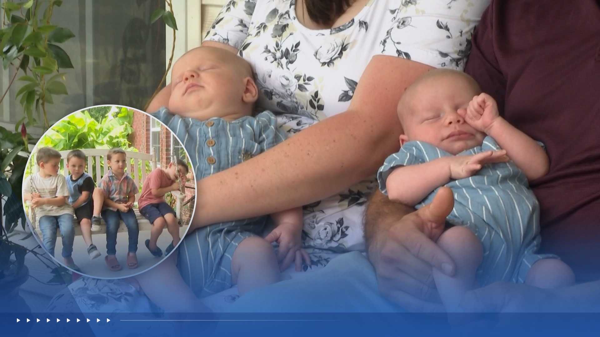 'It's a privilege': Family welcomes third set of twin boys