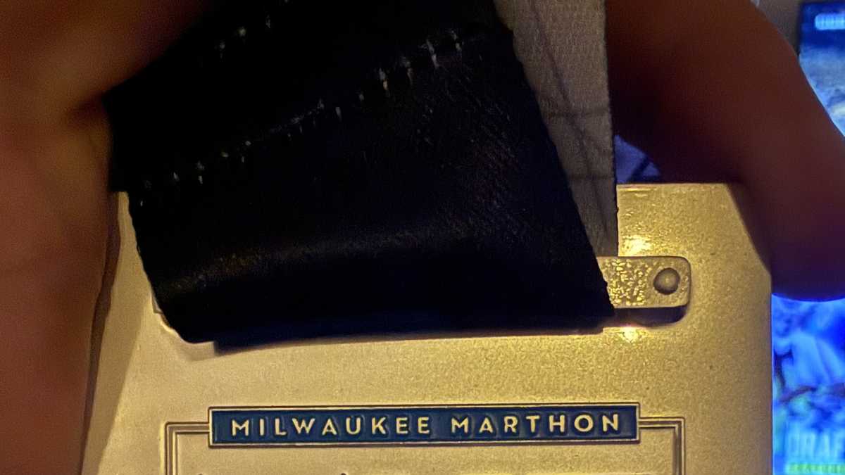 Misspelled marathon participant medals handed out to