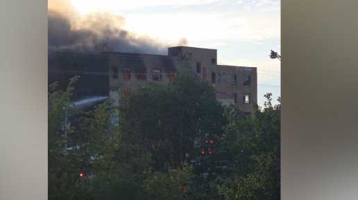 Firefighters battle 5-alarm fire Wednesday evening in Milwaukee