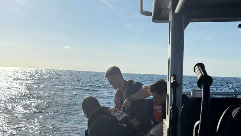 Coast Guard rescues two men drifting in open ocean without life jackets