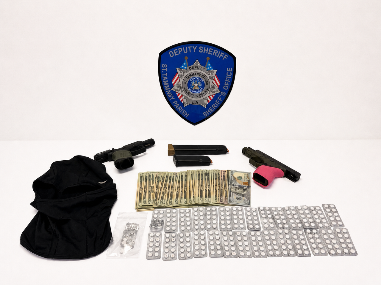 wdsu.com - Metia Carroll - St. Tammany Parish Sheriff's detective arrests three after traffic stop leads to drug, gun seizure