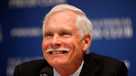  Turner Enterprises CEO Ted Turner address the Newsmaker Luncheon on renewable and alternative energy at the National Press Club April 19, 2011 in Washington.