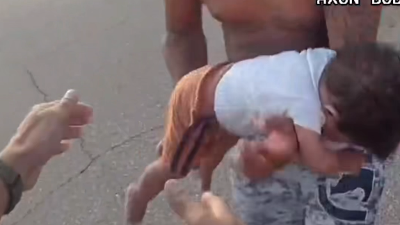 Video shows frantic moment Florida deputy saves choking baby