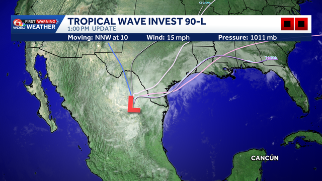 Louisiana bracing for multi-day tropical flood threat from Invest 90-L