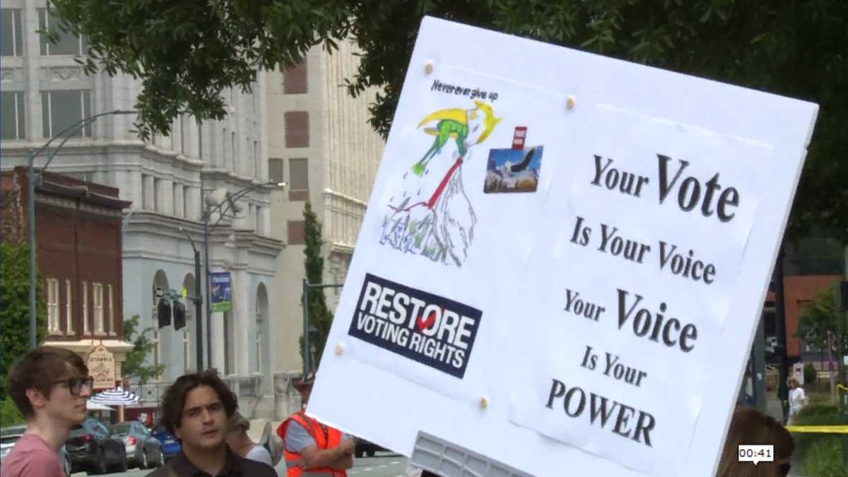 Guilford County group holds voting rights solidarity event