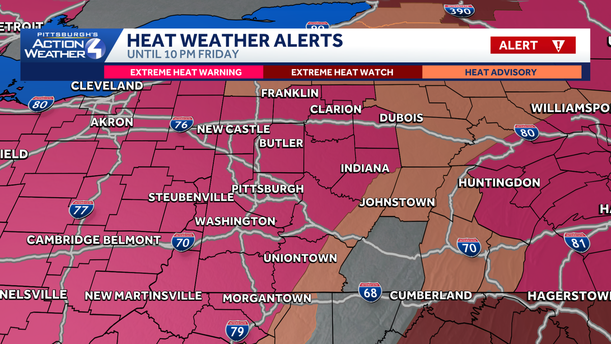 Severe Weather Alert Days: Dangerous Heat & Extreme Heat Warning for ...