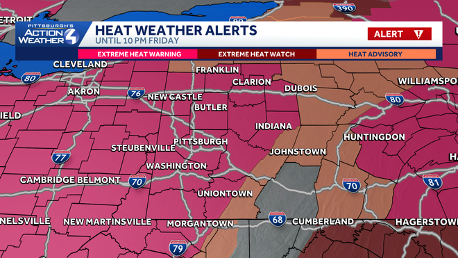 Severe Weather Alert Days: Dangerous Heat & Extreme Heat Warning for ...