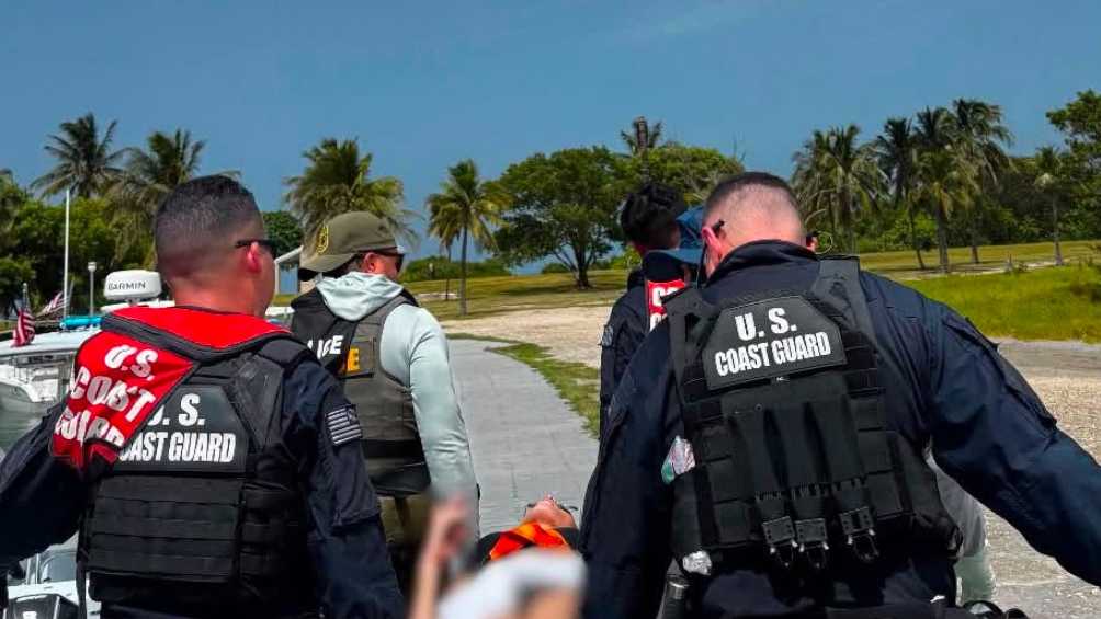 Coast Guard assists woman with chest injury near Boca Chita Key