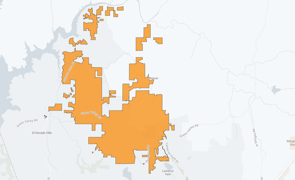 About 2,500 PG&E customers lose power in El Dorado County