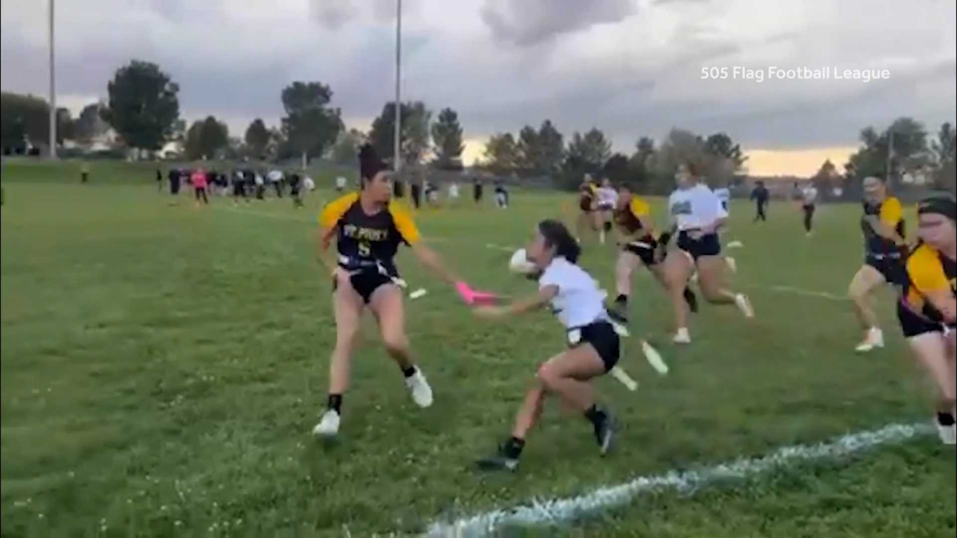 Making history: Six schools launch New Mexico's first girls flag football league