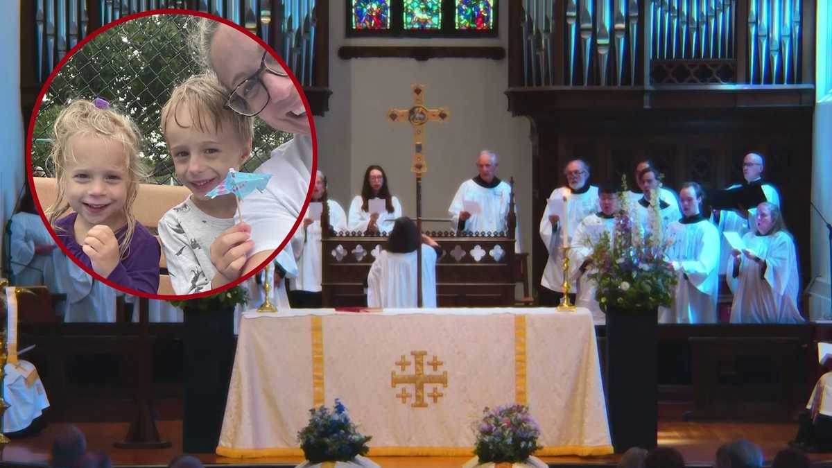 Funeral held for two Wellesley children allegedly murdered by own mother last month