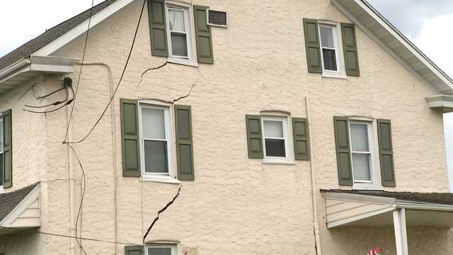 Tenants displaced after unauthorized excavation damages Lancaster County home
