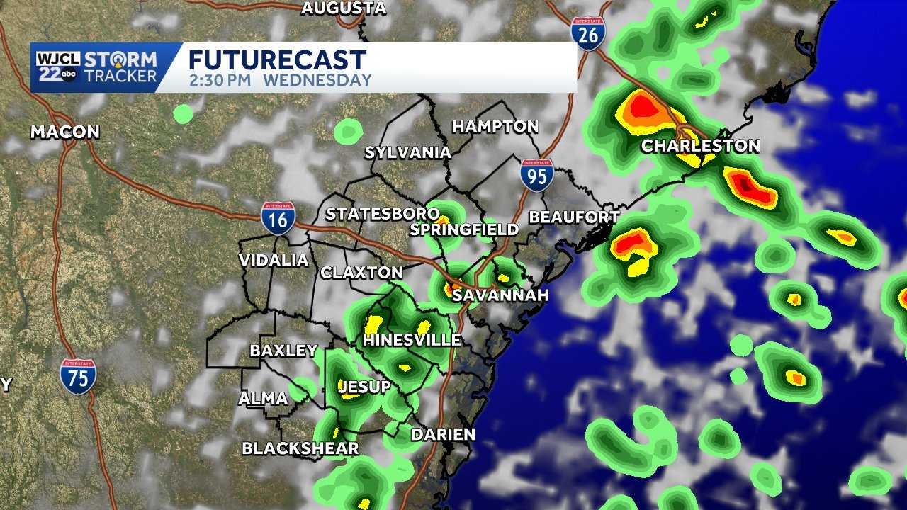 Rain chances, humidity stick around in latest 10 day forecast for Coastal Georgia, Lowcountry