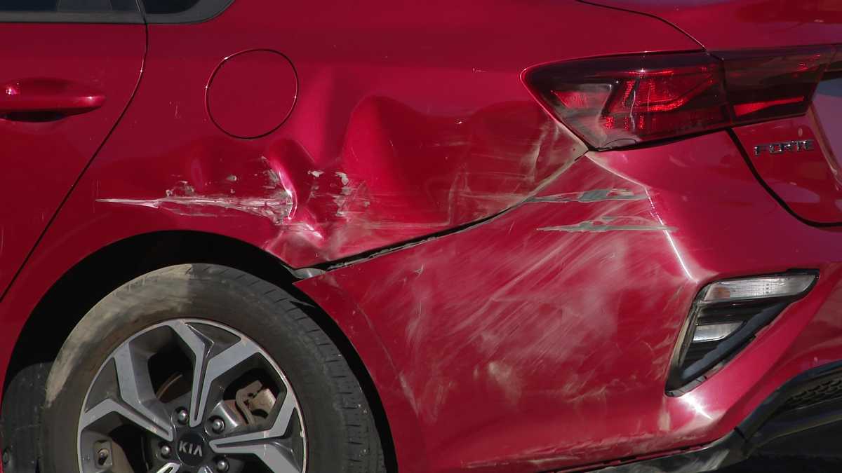 Police: School bus driver hits parked car, then leaves the crash scene