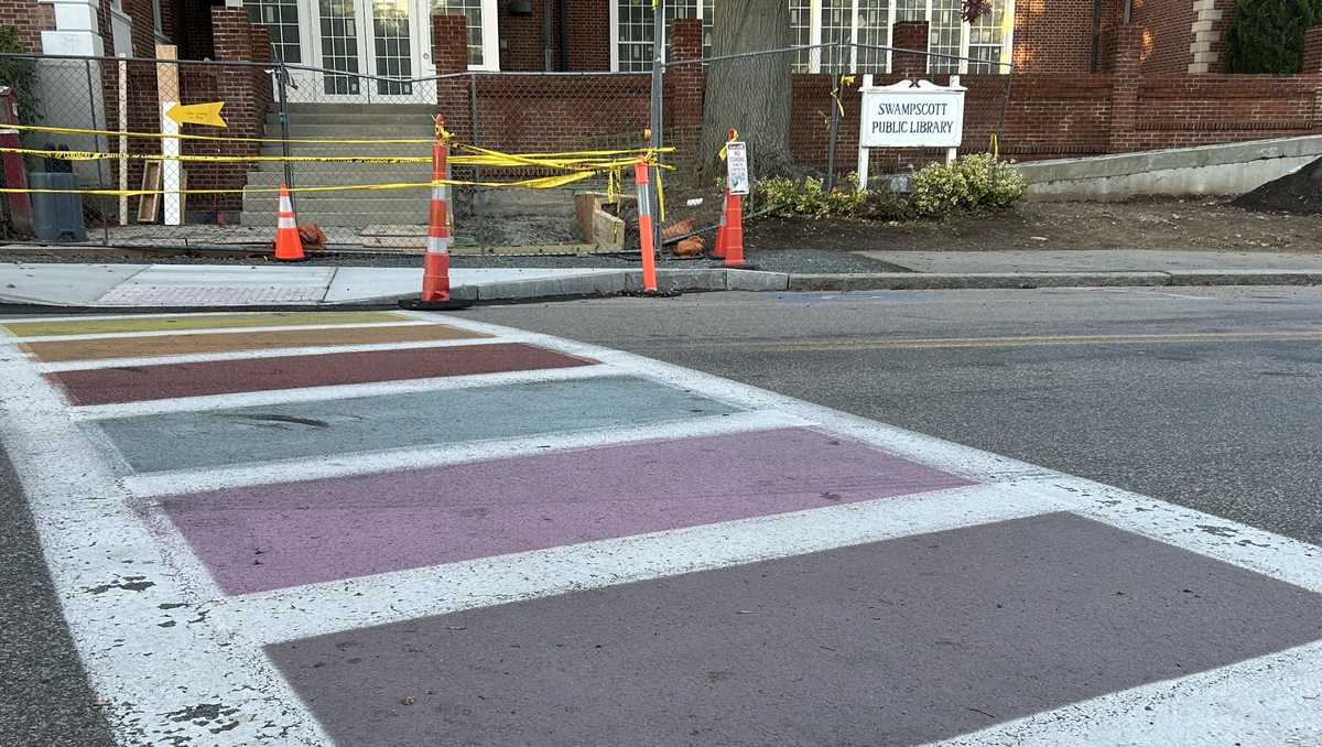 Swampscott officials apologize after rainbow crosswalks painted over