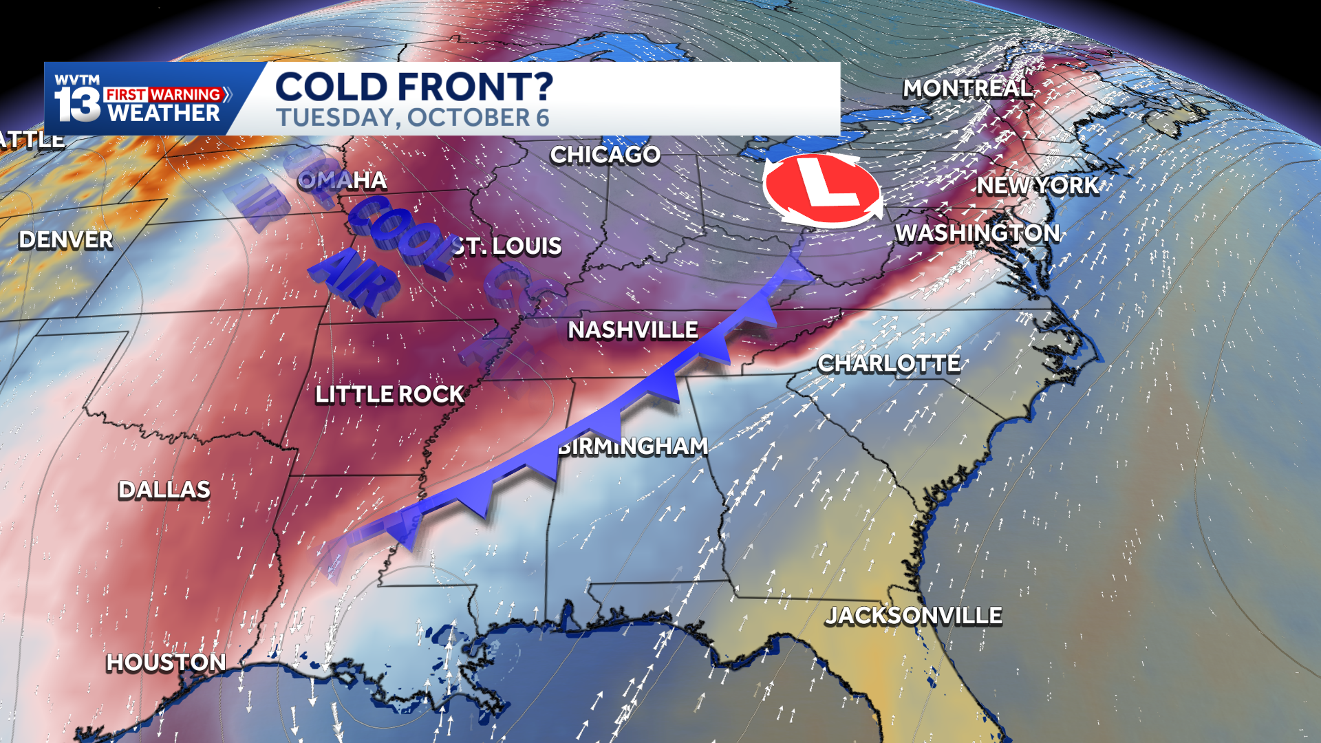 Fall Briks Patterns Alabama Weather Forecast: Cool fall mornings, hot afternoons - WVTM