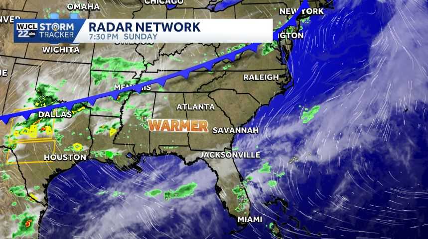 Isolated showers & thunderstorms possible for Southeast Georgia and the ...
