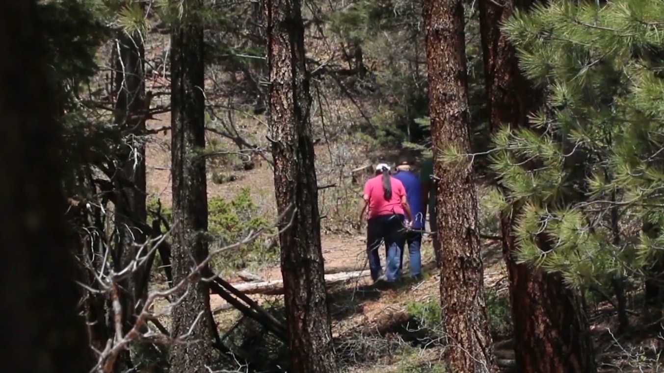 Santa Fe National Forest celebrating National Trails Day