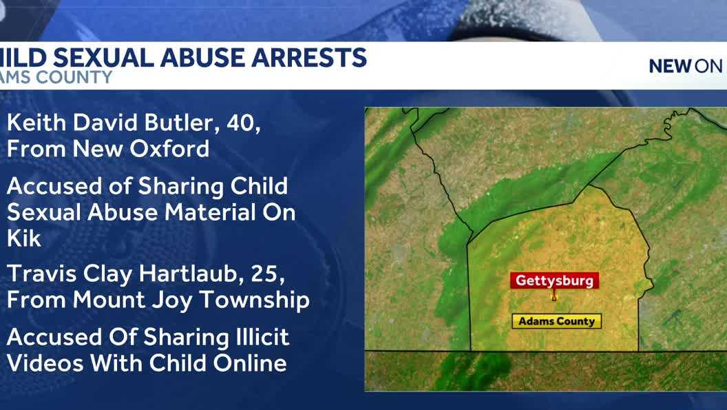 Adams County DA announced the arrest of 2 men for alleged child sexual ...
