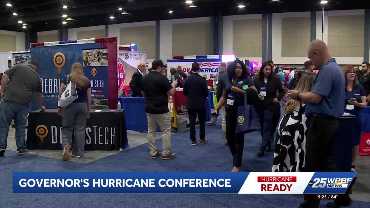 Disaster readiness discussion with Cris Martinez at Governor’s Hurricane Conference