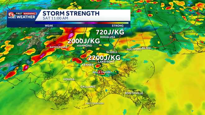 Alert Day: Heavy rain, severe weather possible again Saturday.