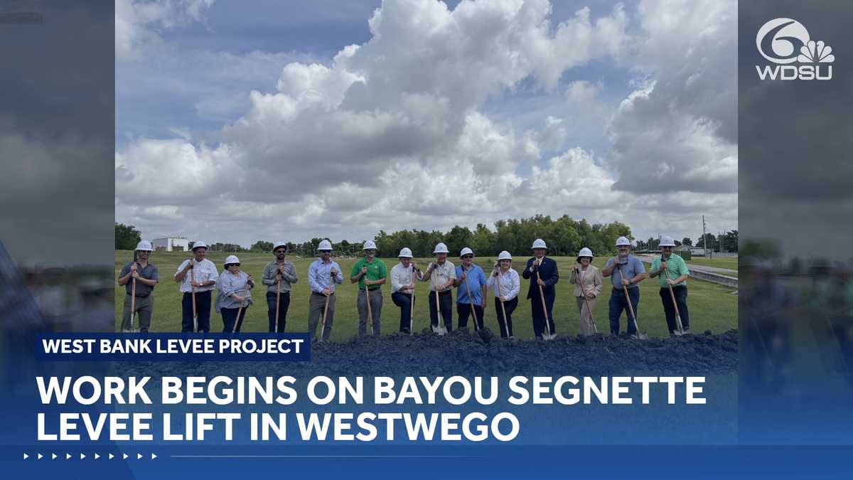 West Bank levee project will raise flood protection near Bayou Segnette