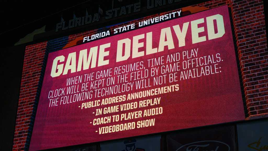 SMU, Florida State kick off after nearly 2-hour delay due to power outage