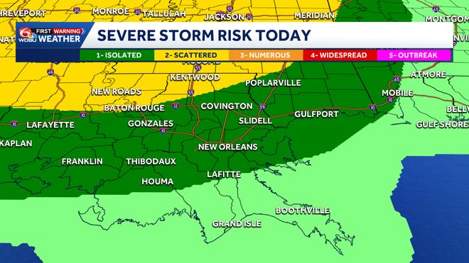 Impact Day: Strong to severe storms possible over the weekend, see ...