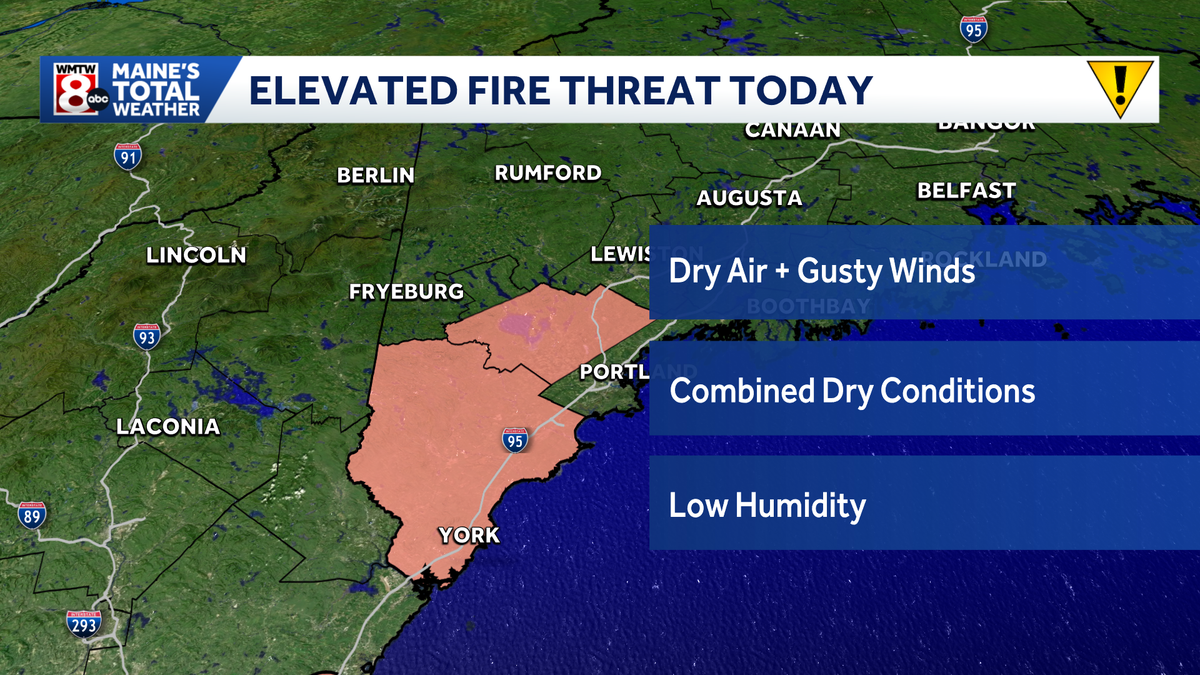 Elevated fire threat continues Saturday