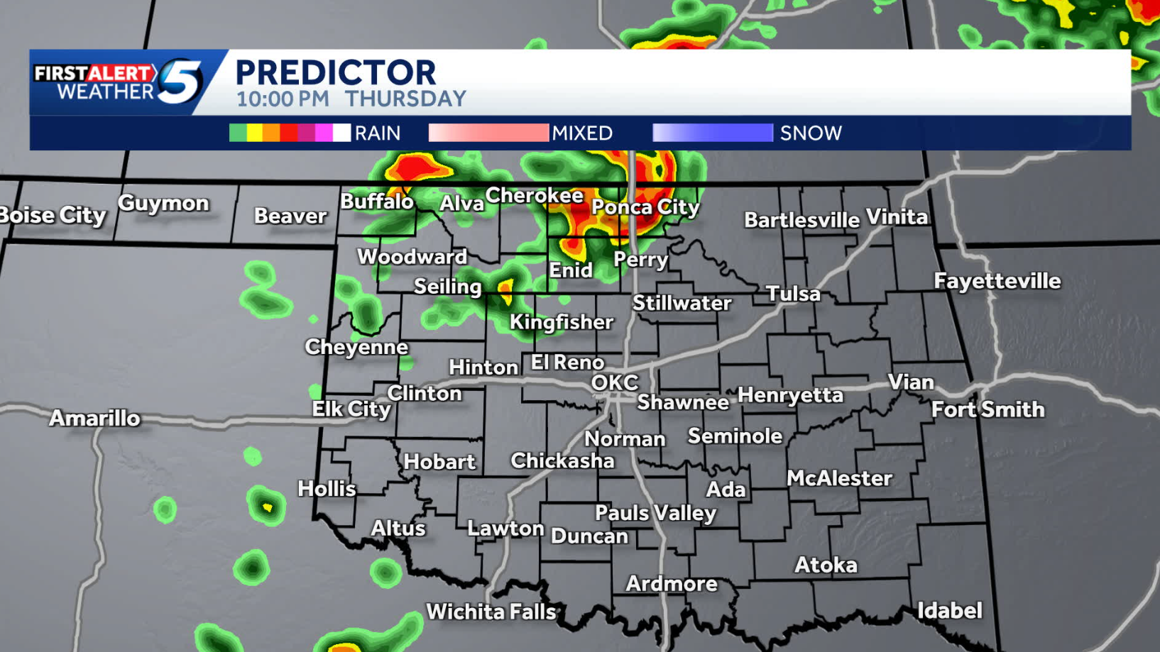 Hour-by-hour forecast: When will storms with tornado risk move through Oklahoma?