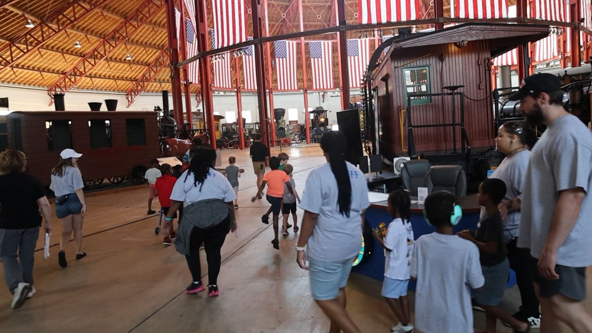 Free Baltimore train camp gives kids with sensory challenges a place to explore